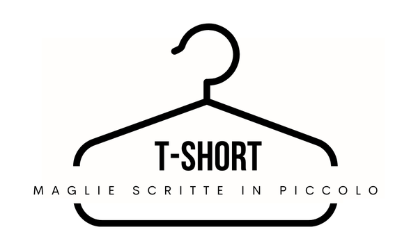 T-SHORT Maglie scritte in piccolo